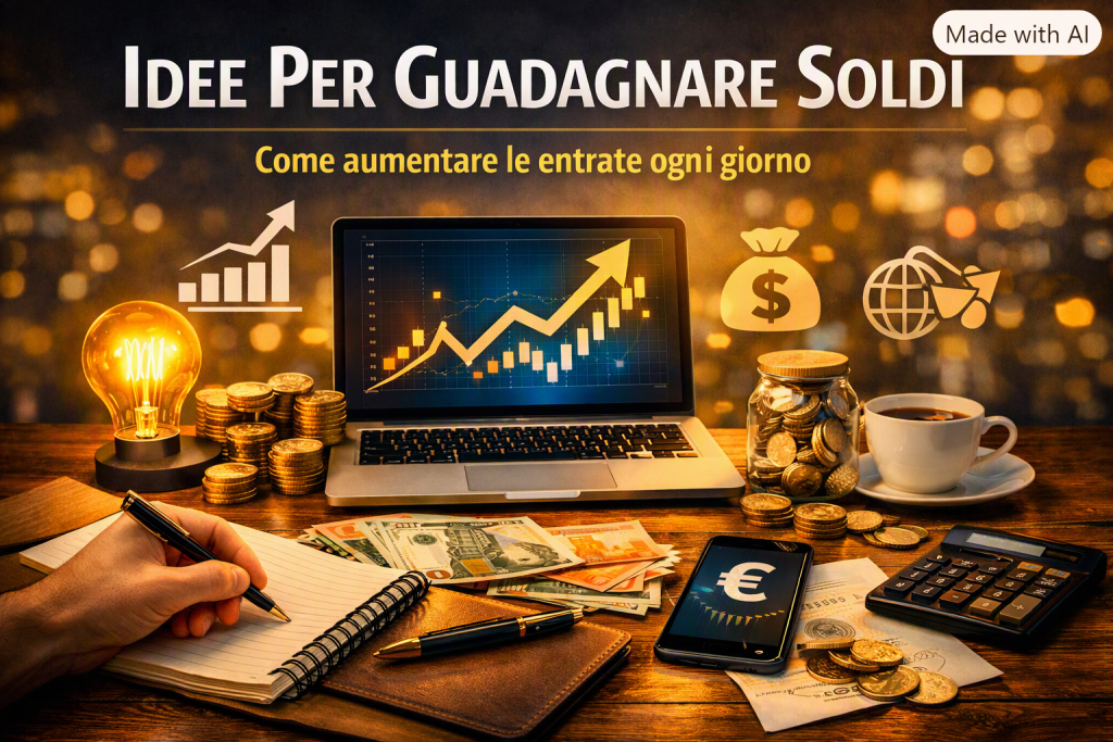 Tante Idee Per Guadagnare Soldi Ogni Giorno nel 2026: lista completa